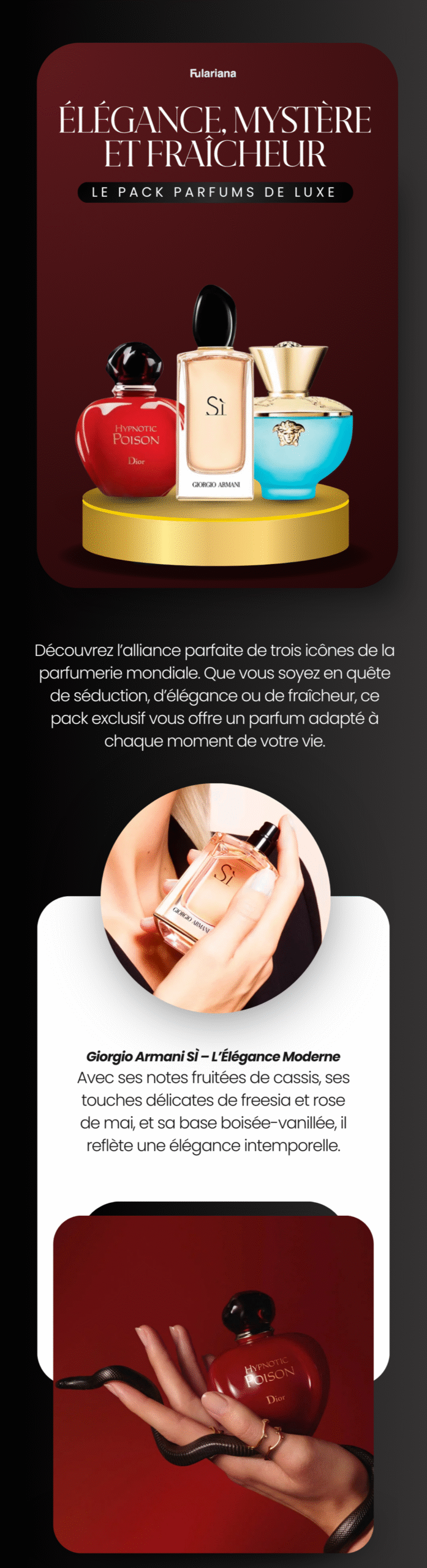 Dior Hypnotic Poison, Giorgio Armani SÌ et Versace DYLAN Turquoise 11 1 LP DIOR HYPNOTIC VICENTE 01 scaled