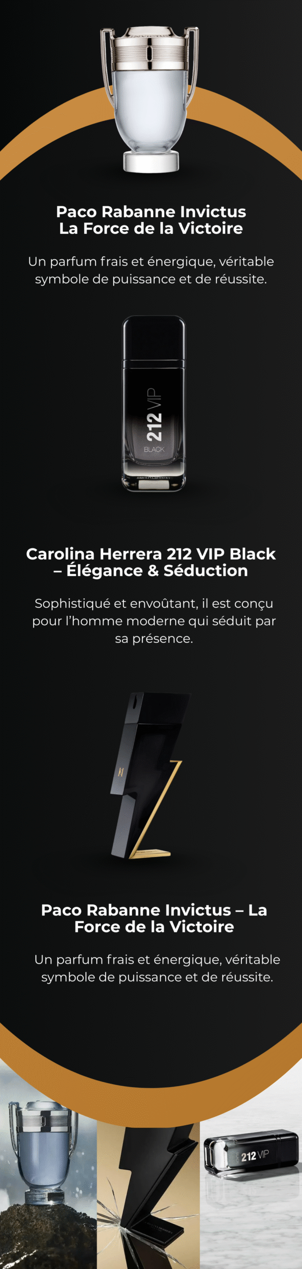 Carolina Herrera Bad Boy, Carolina Herrera 212 VIP Black e Paco Rabanne INVICTUS 10 1 LP CAROLINA HERRERA VICENTE12 2 scaled